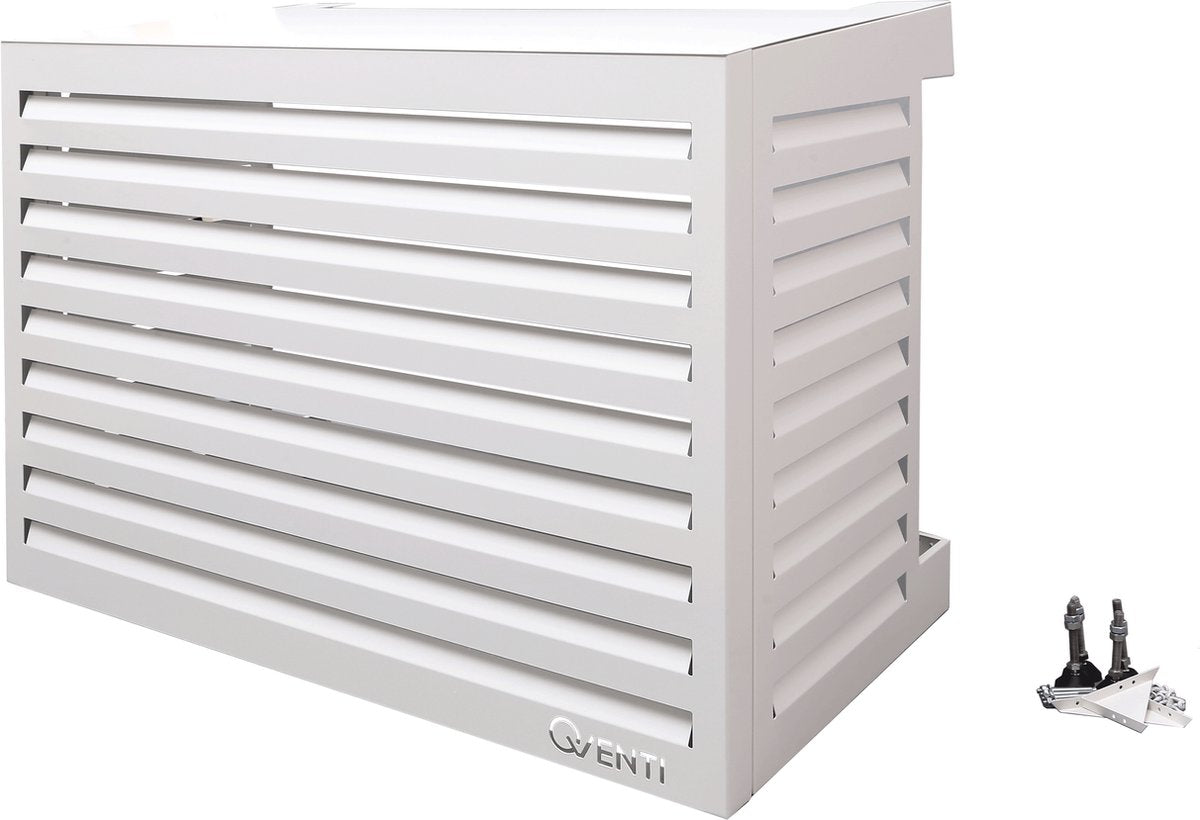 QVENTI - airco & warmtepomp buitenunit omkasting - 100x75x50cm - small - 5 jaar garantie - Airco - omkasting.com