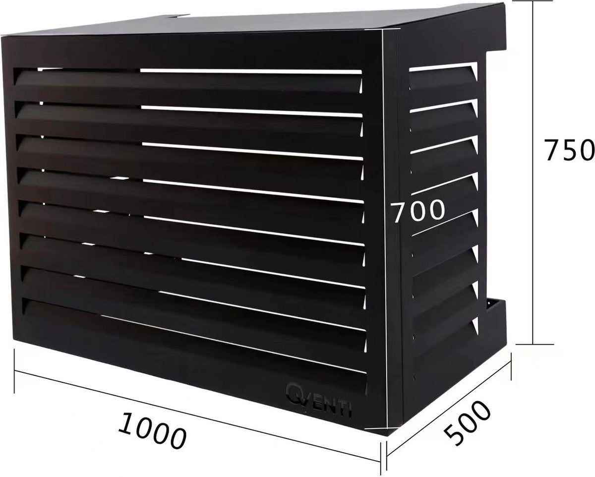 QVENTI - airco & warmtepomp buitenunit omkasting - 100x75x50cm - small - 5 jaar garantie - Airco - omkasting.com
