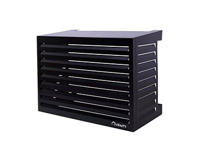 QVENTI - airco & warmtepomp buitenunit omkasting - 100x75x50cm - small - 5 jaar garantie - Airco - omkasting.com