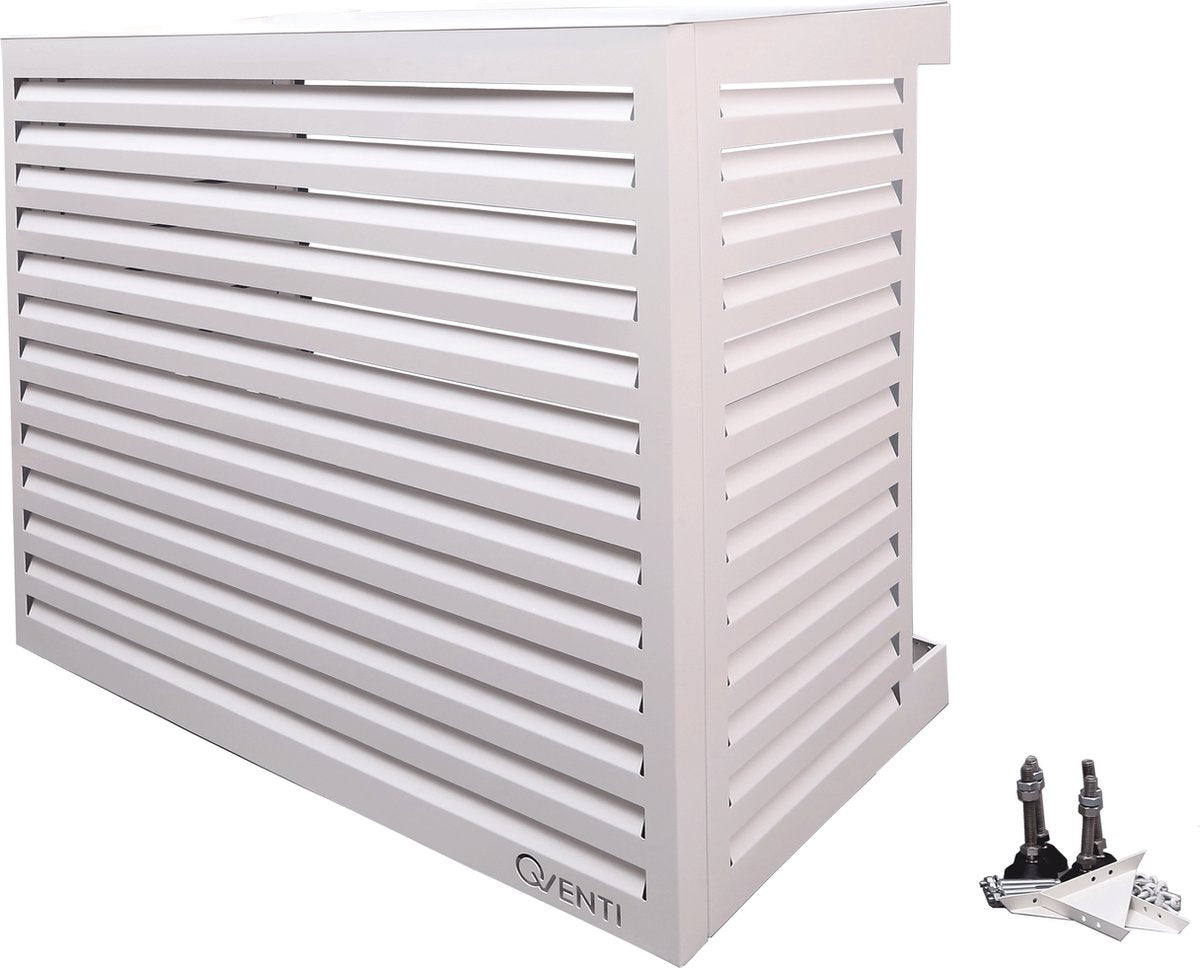 QVENTI - airco & warmtepomp buitenunit omkasting - 115x 85x 57,5cm - medium - 5 jaar garantie - Airco - omkasting.com