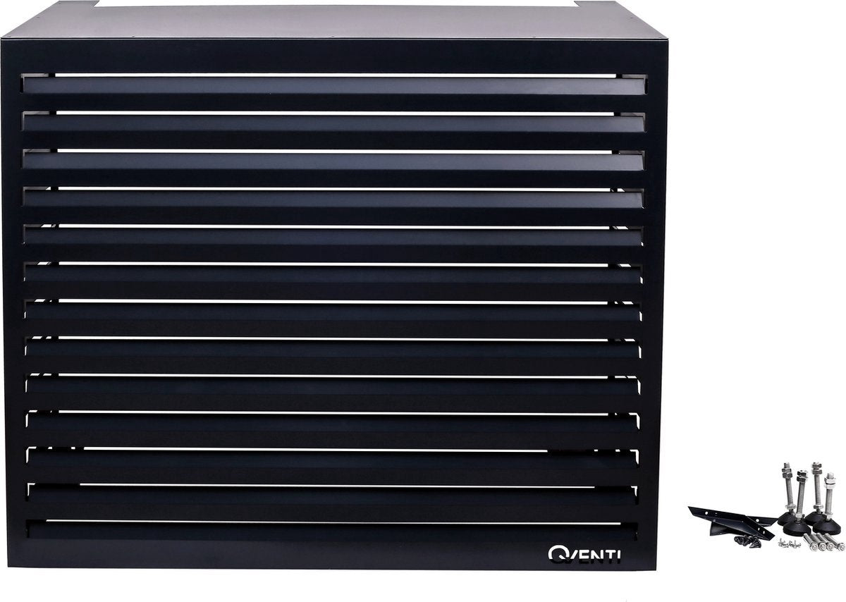QVENTI - Airco & Warmtepomp Buitenunit Omkasting – 130 x 115 x 65cm – 5 jaar garantie - Airco - omkasting.com